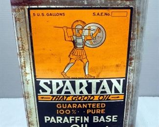 Spartan Paraffin Base Oil, Molzberger's Battery Co, 5 Gallon Can