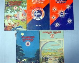 Stanolind Almanacs, Approx Qty 35, Years Range 1922-1931