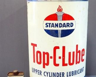Standard Top-C-Lube Metal Dispenser, Approx 17" High x 8" Wide x 7" Deep, And Standard Garden Spray 4 oz Can