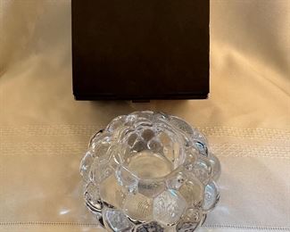 ORREFORS CANDLE HOLDER