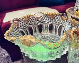 Green UV Reactive Glassware 