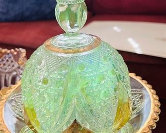 Green UV Reactive Glassware 