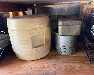 Minnow Bucket, Cooler & Tackle Box 