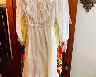 Vintage White Dress 