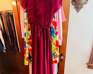 Vintage Maroon Dress 