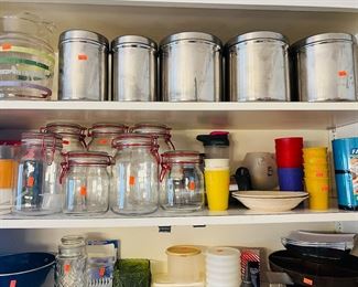 Metal Canister Set, Locking Storage Jars & More! 