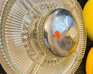 Crome & Glass Lazy Susan 1950’s 