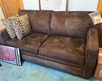 Hide-A-Bed Brown Couch 