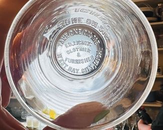 WEST BAY CITY ADVERTISING - uranium glass 