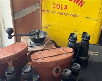 Wollensak binoculars, magna binoculars, chevalier Paris binoculars 