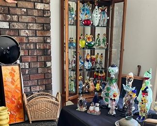 Murano glass clowns, so many