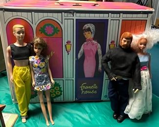 2965 Francie House, 1960 Ken doll. Vntg GI Joe