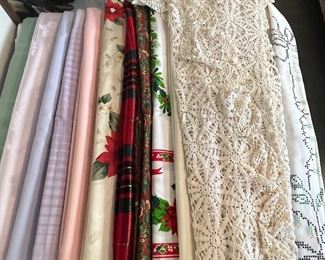 Linens clean and ready