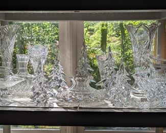 More ABCG, and collection of lead crystal Christmas trees, by Sigma.