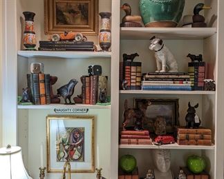 The infamous "Naughty Corner" with fun collectibles and treasures to be found in every square inch. Not to be confused with the Angry Inch.