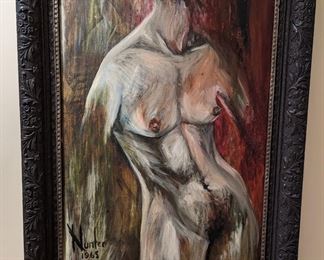 Woo hoo! Original MCM female nude torso, from 1965, by Nunter. I'm not sure what her pronouns are...