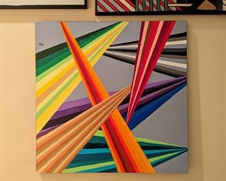 Original oil on canvas, contemporary artwork, by Amy Dandy, from June 2018, entitled "Concert".