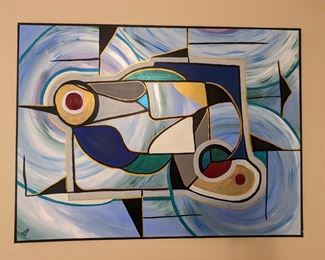 Original oil on canvas, contemporary artwork, by Amy Dandy, from November, 2015, entitled "Who Knows".