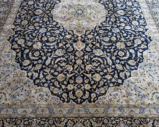 I haven't seen this quality Persian Kashan is quite some time. This one is signed by the weaver.