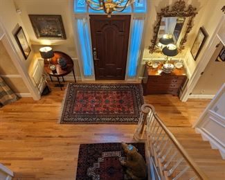 Entrance, as seem from an angelic perspective, from above.