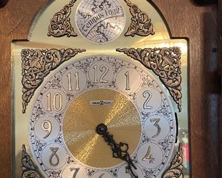 Grandfather clock face