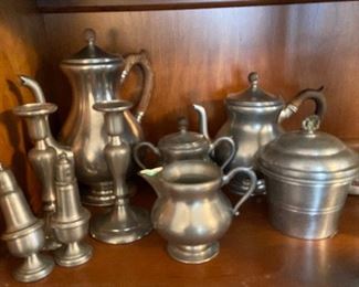 Pewter items