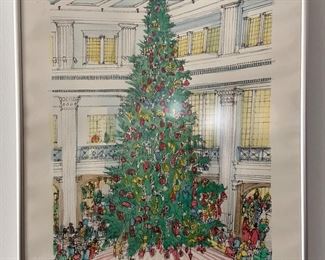 Original McMahon artwork
Christmas at Fields