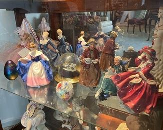 Dalton, Murano and other figurines and tchotchkes! 