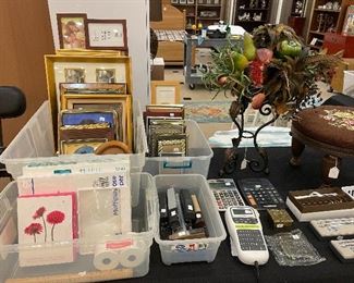 Picture frames, office supplies, and more