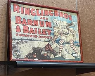 Ringling Bros & Barnum & Bailey framed!