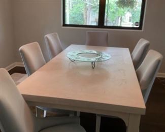 Dining chairs. Mitchell Gold + Bob Williams