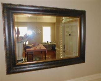 FRAMED BEVELED MIRROR