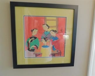 FRAMED ASIAN PRINT