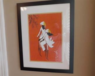 FRAMED ASIAN PRINT