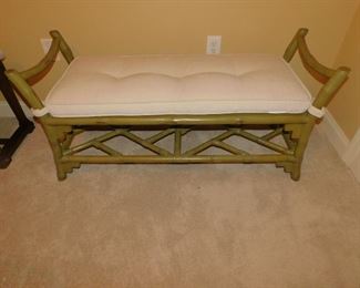 RATTAN BENCH