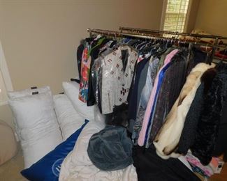 BEDDING AND LADIES CLOTHING