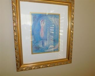 FRAMED OFF SET CHAGALL