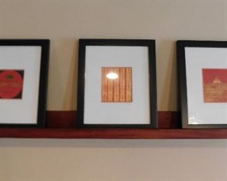 3 FRAMED ART PRINTS