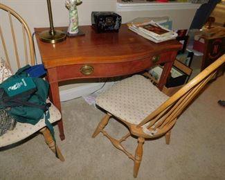 KNOB CREEK WINDSOR BACK CHAIR & VINTAGE NORTHERN FURNITURE CO. GAME TABLE