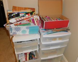 Crafting Supplies & Storage Bins