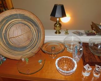 Crystal & Art Pottery Items