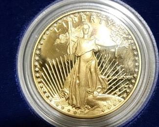 1986 $50 Gold Eagle Proof Coin