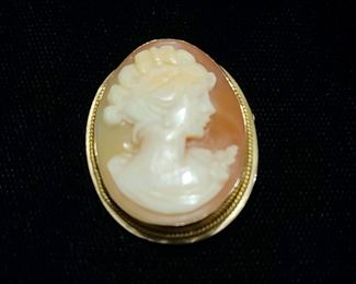 14k Gold Cameo Jewelry