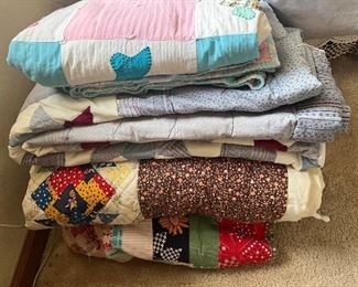 Hand quilted quilts