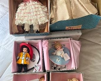 Madame Alexander dolls with original packaging