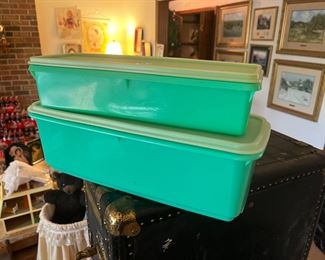 Vintage Tupperware, much more available, but not pictured