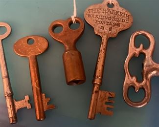 Very nice collection of old keys