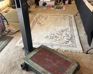 Antique thousand pound scale