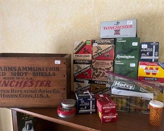 Winchester ammo box and ammo