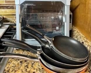 Rotisserie (Vintage Ronco), frying pans